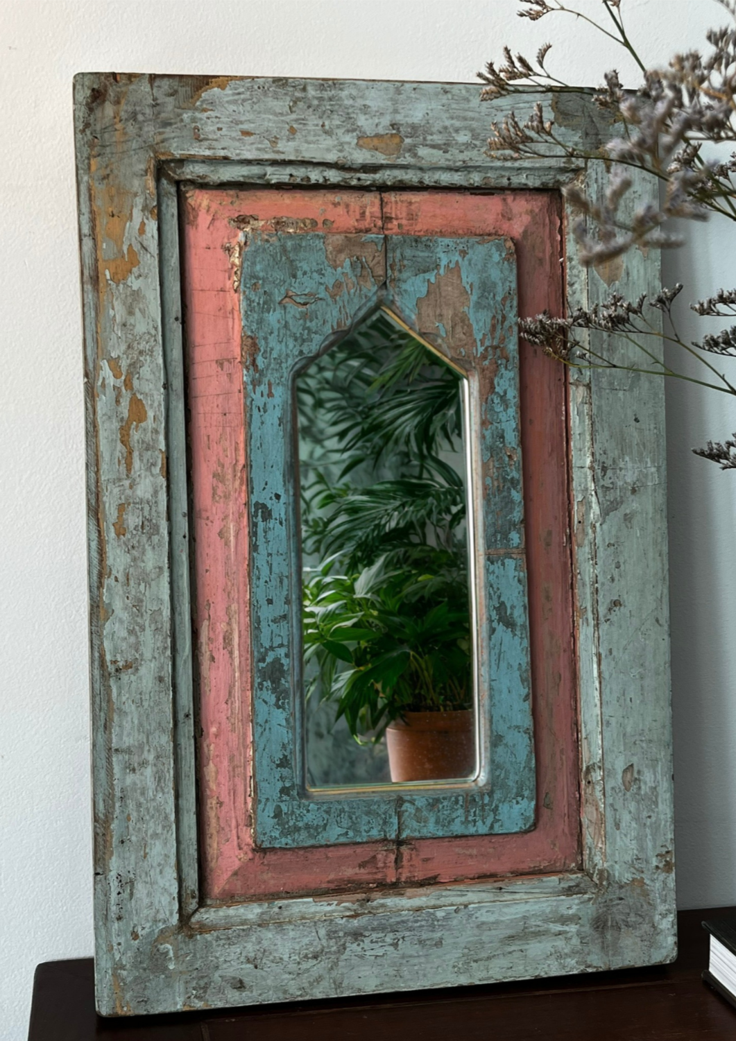 Samara Vintage Teakwood Mirror