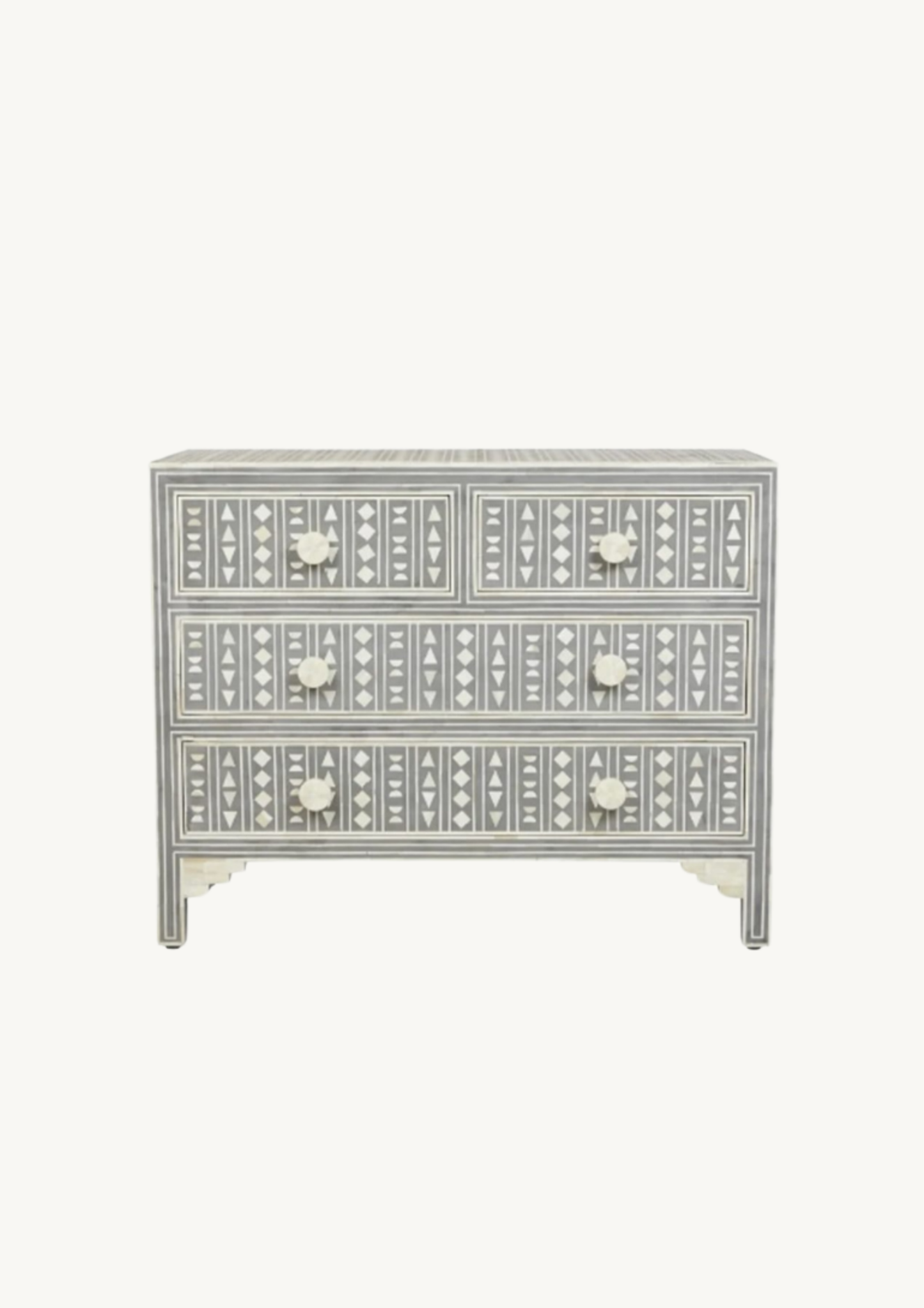 Amara Geometric Inlay Sideboard