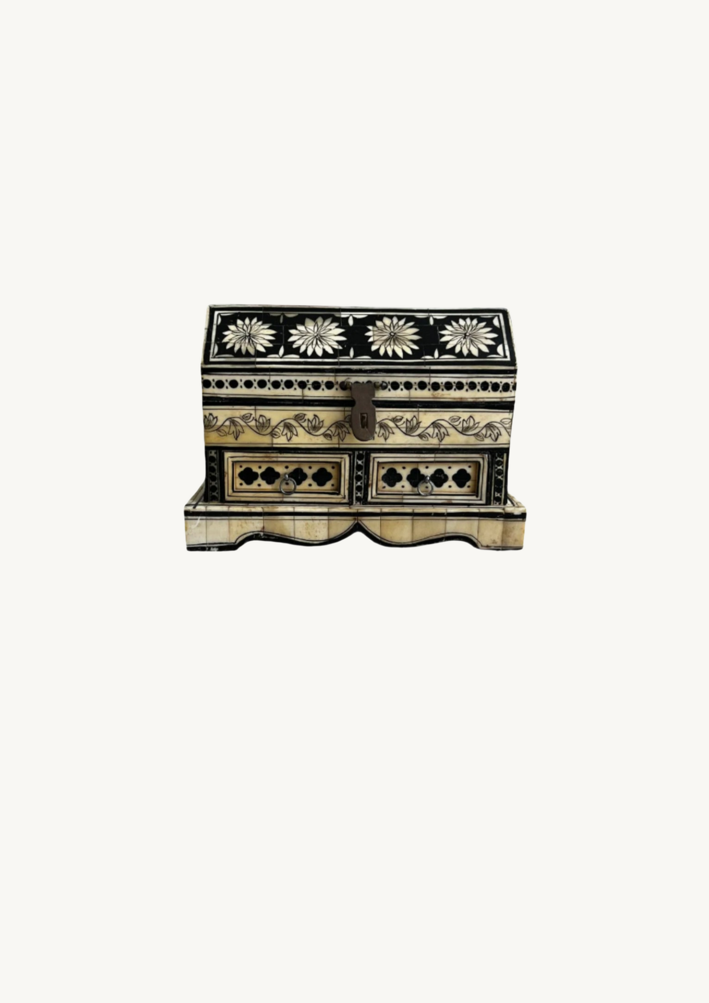 Amara Vintage Floral Hand painted Box