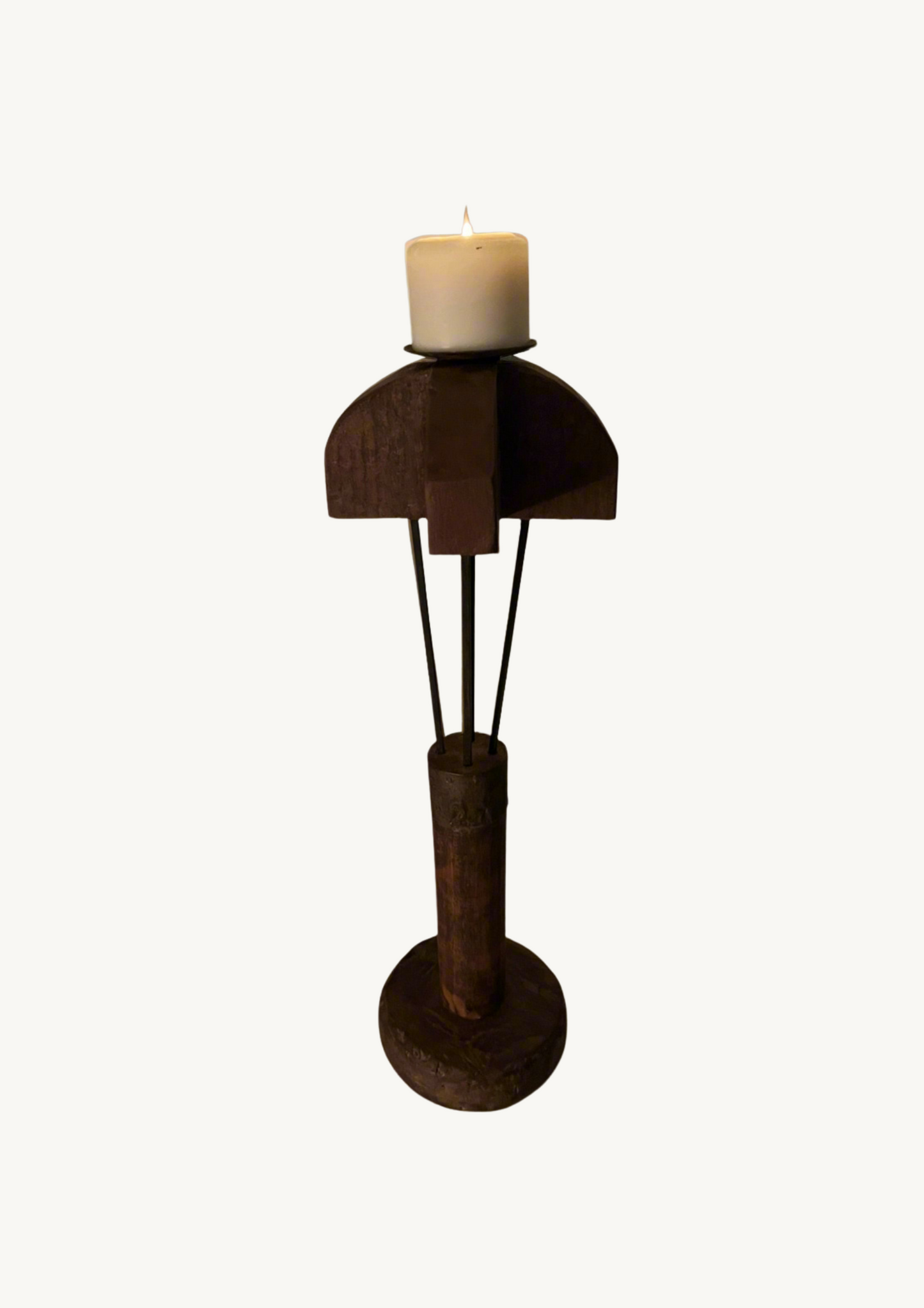 Tall Vintage Candle Holder