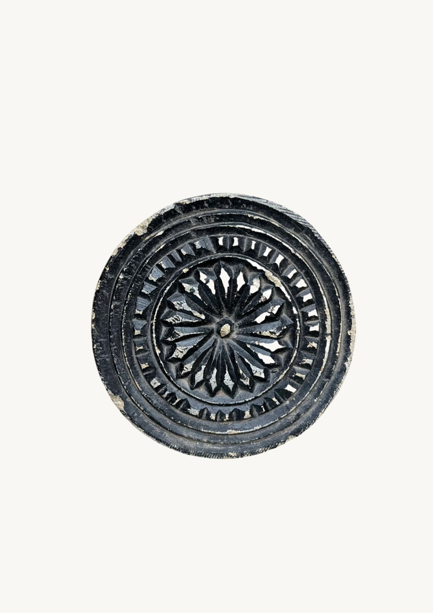 Vintage Carved Stone Plates