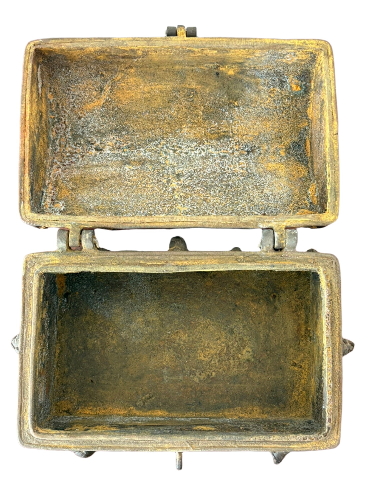 Maya Vintage Bronze Box