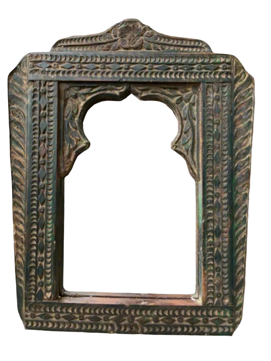 Mia Vintage Hand Carved Mirror