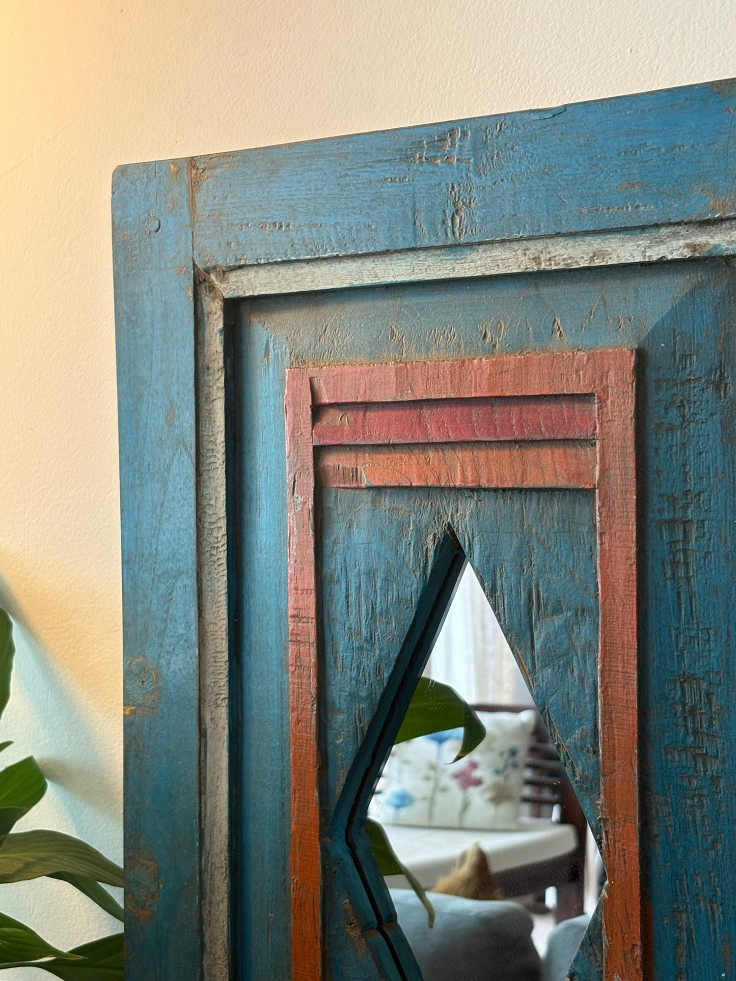 Kamala Old Teakwood Mirror