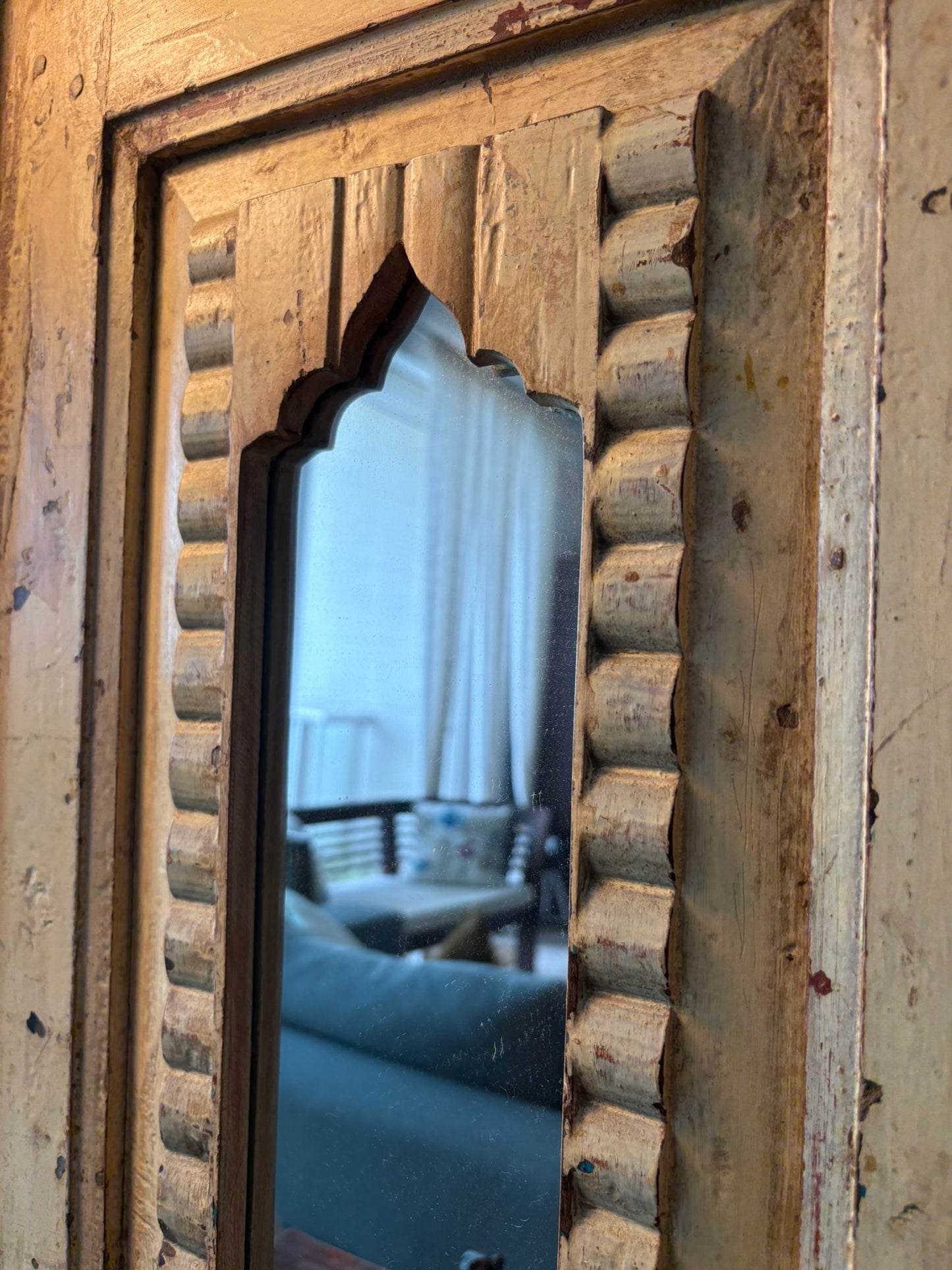 Anaya Vintage Teakwood Mirror