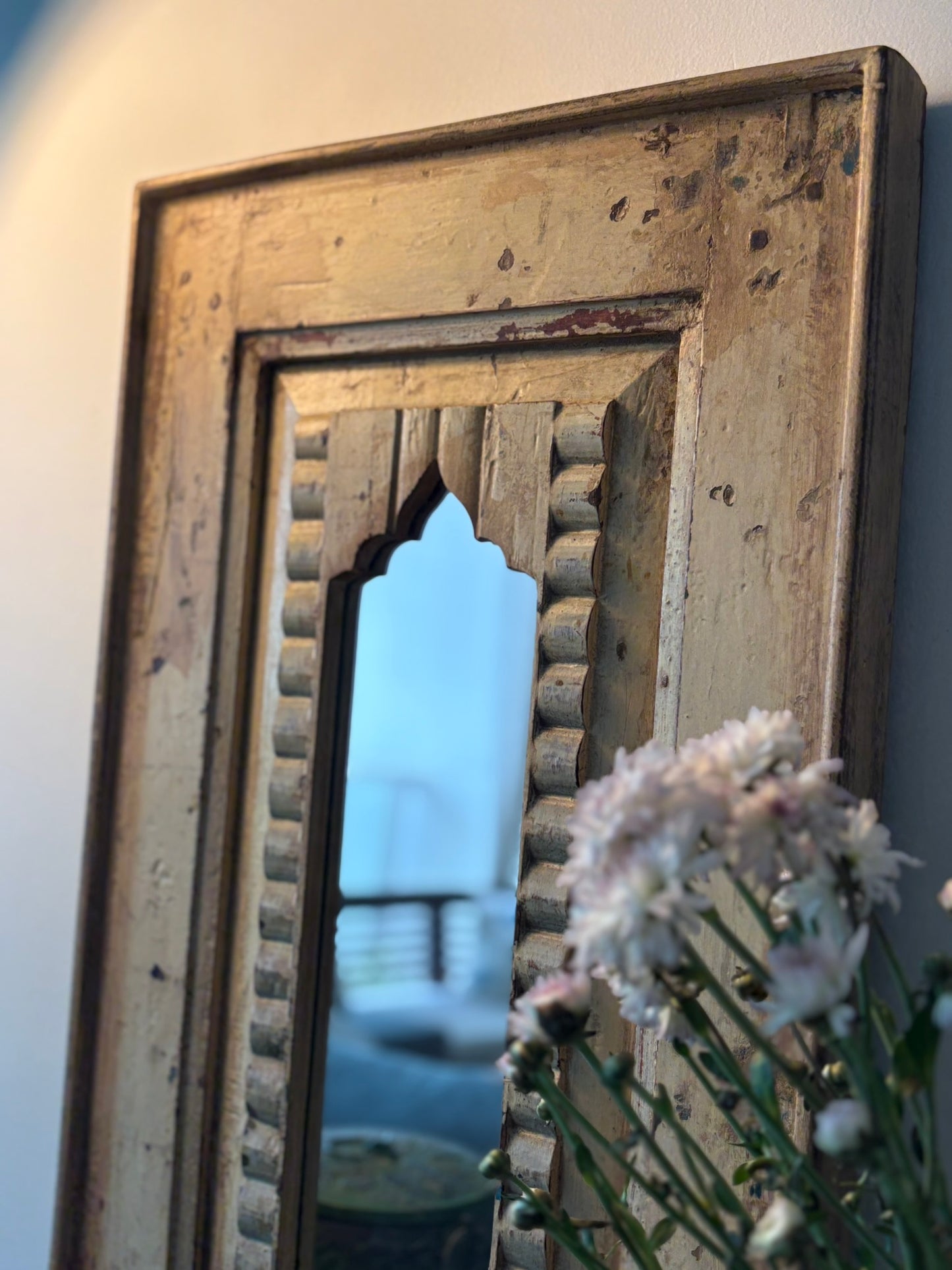 Anaya Vintage Teakwood Mirror