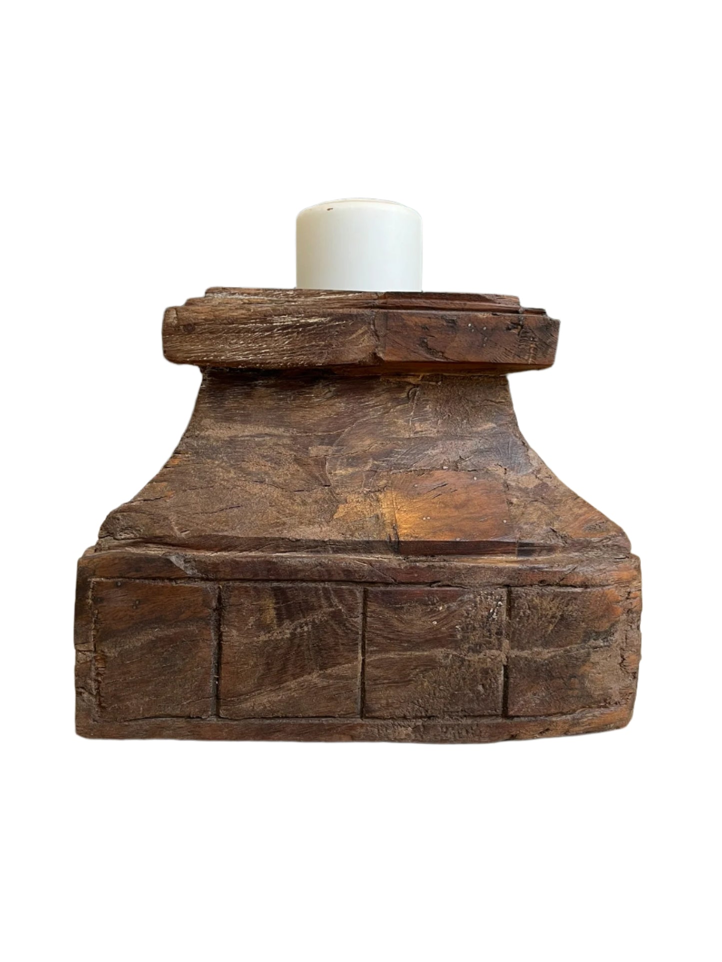 Anjali Vintage Pillar - Candle Holder