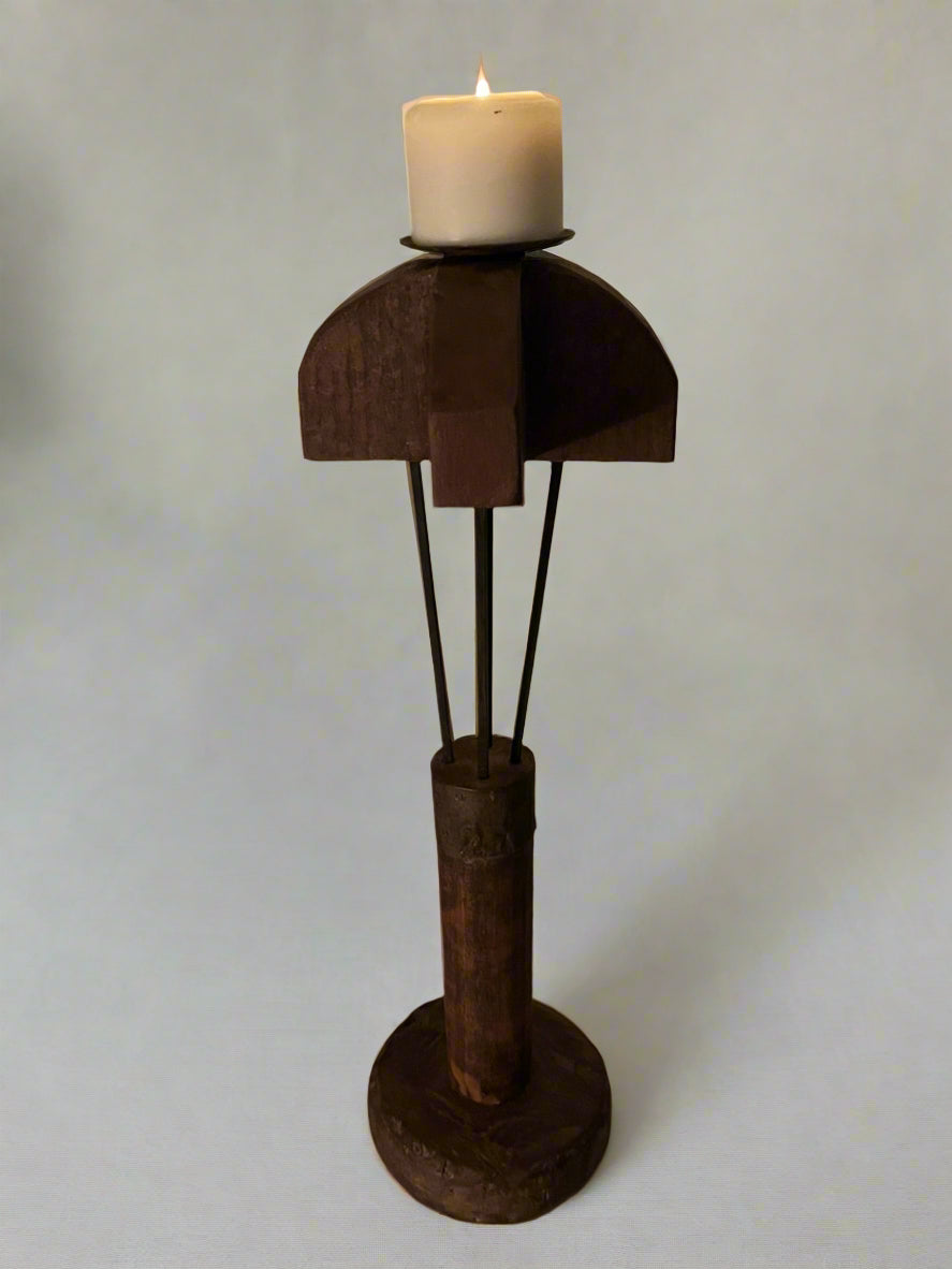 Tall Vintage Candle Holder