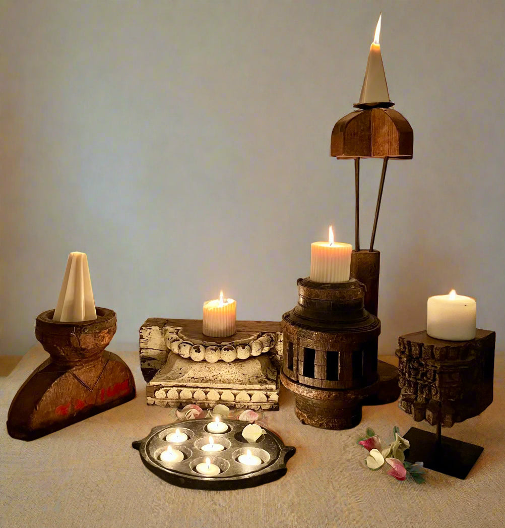 Armaan Vintage Carriage - Candle Holder