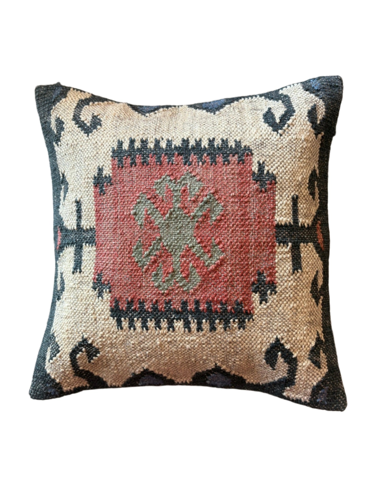 Kilim Cushion Collection - Black & Red