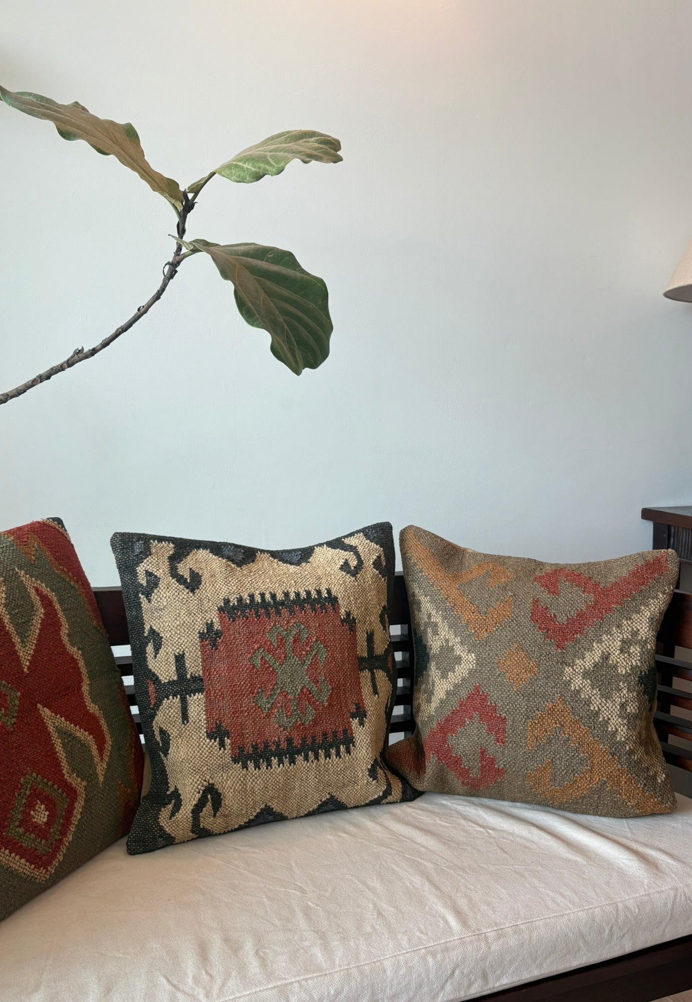 Kilim Cushion Collection - Black & Red