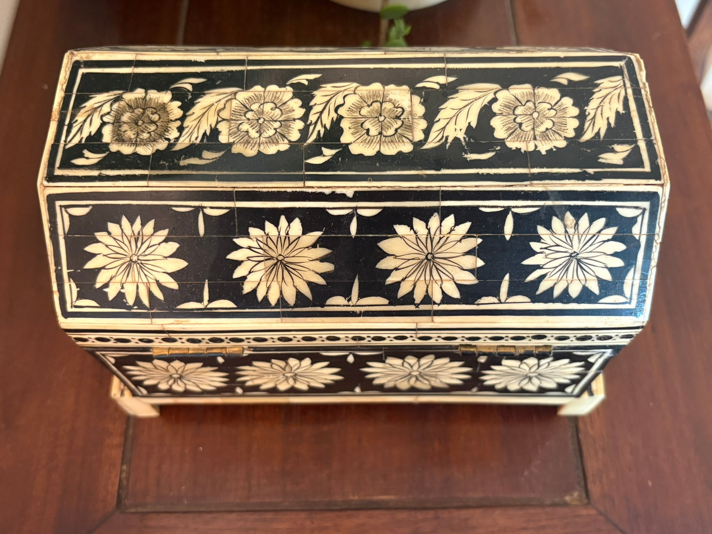 Amara Vintage Floral Hand painted Box
