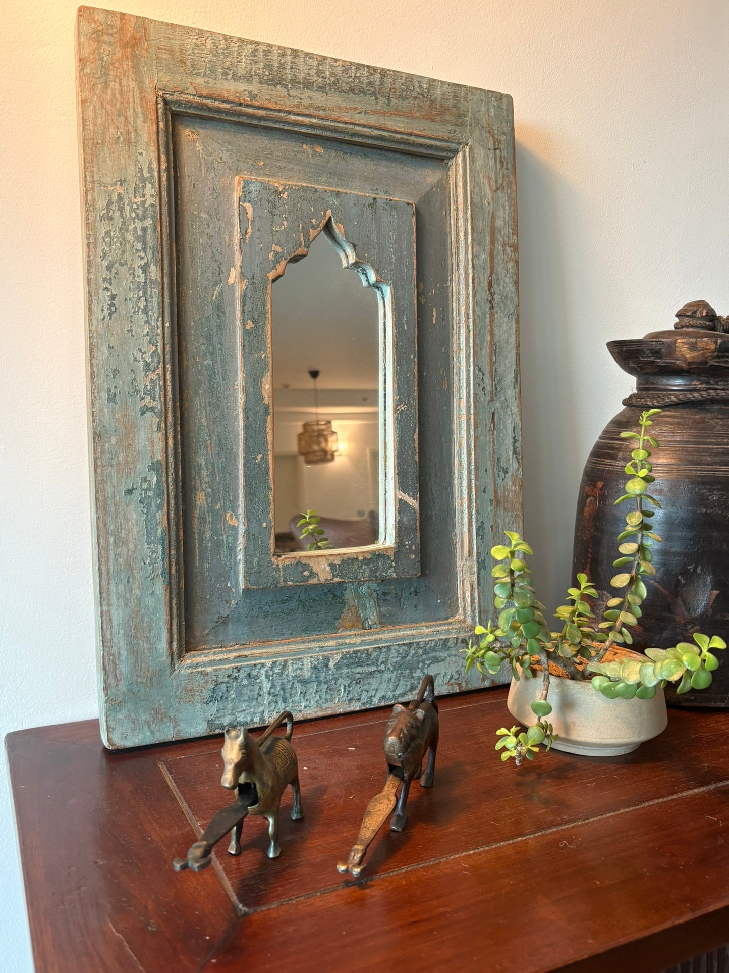 Mumtaz Vintage Teakwood Mirror