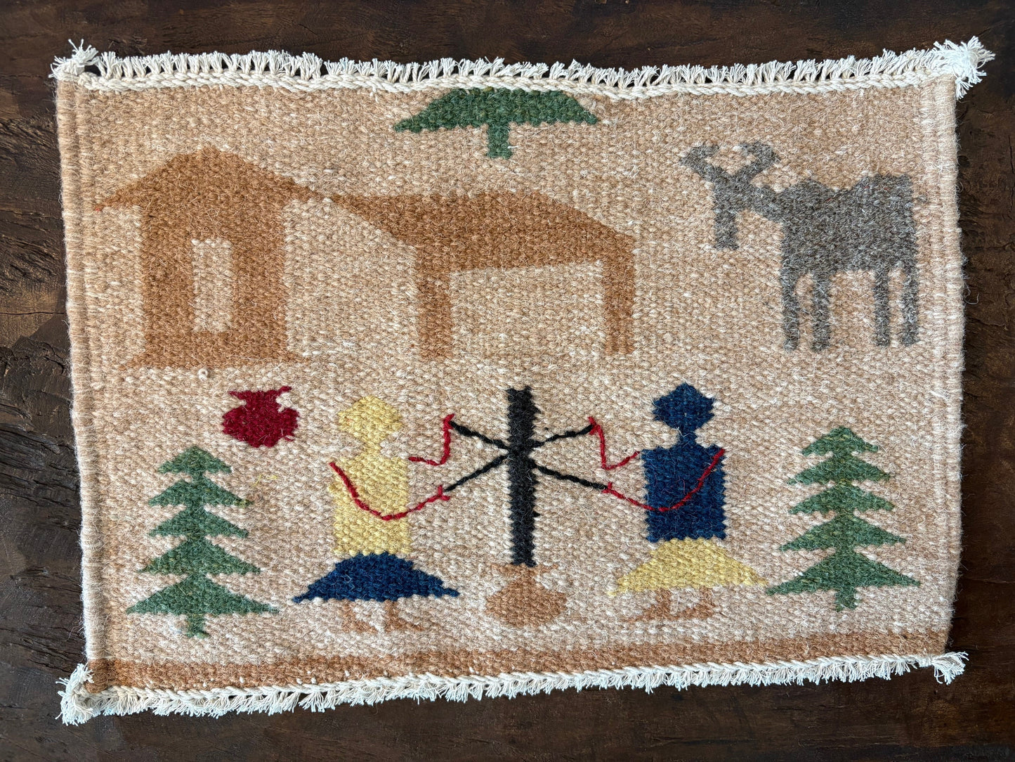 "Home" - Textile Art in wool