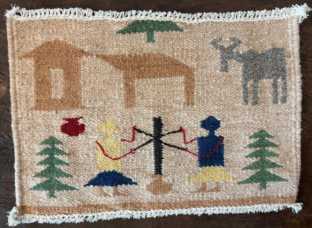"Home" - Textile Art in wool