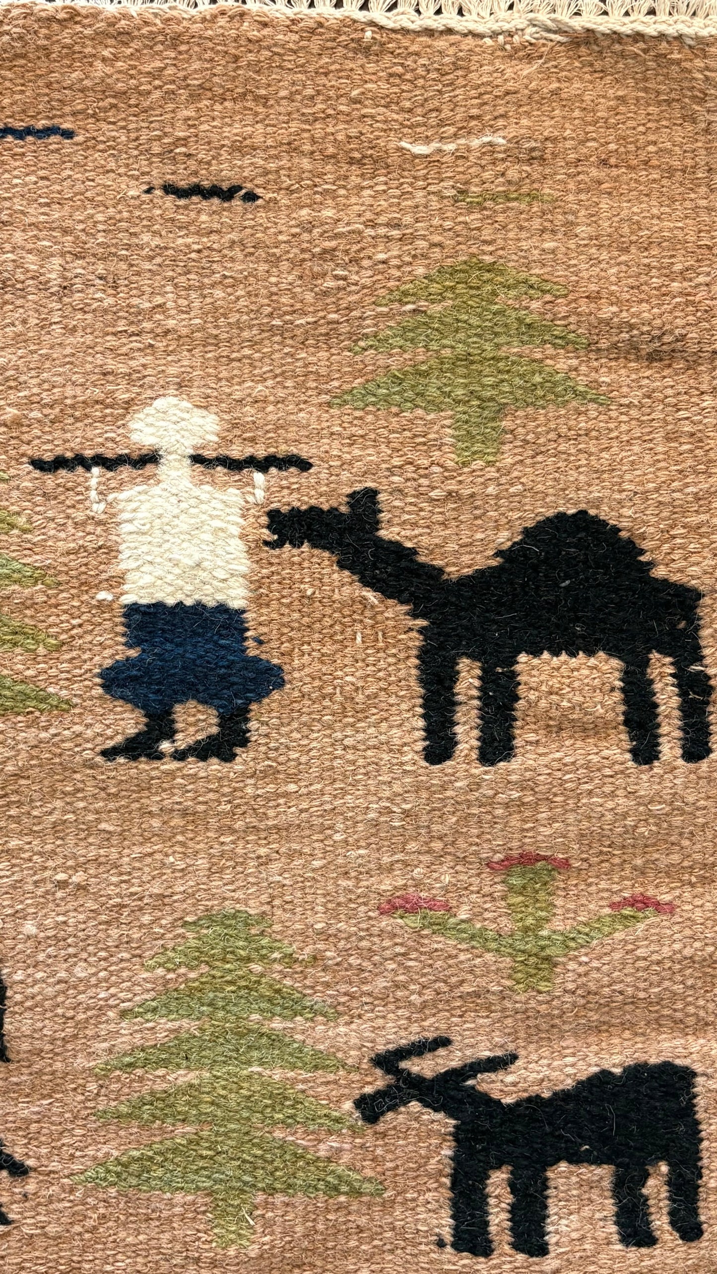"The Camel and me" - Textile Art in wool