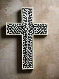 Amara Cross & Menorah Candle Holder