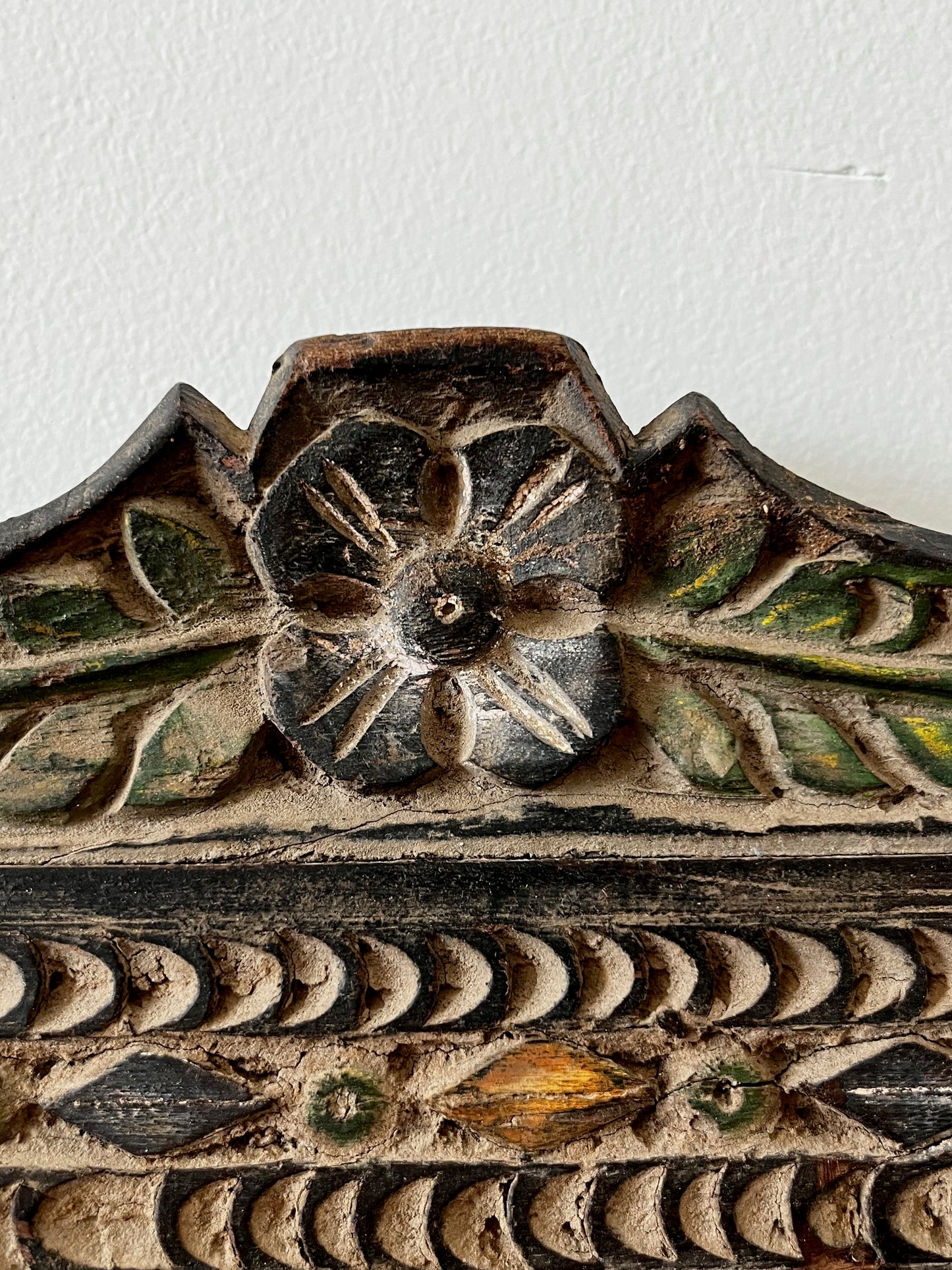 Mira Vintage Hand Carved Mirror