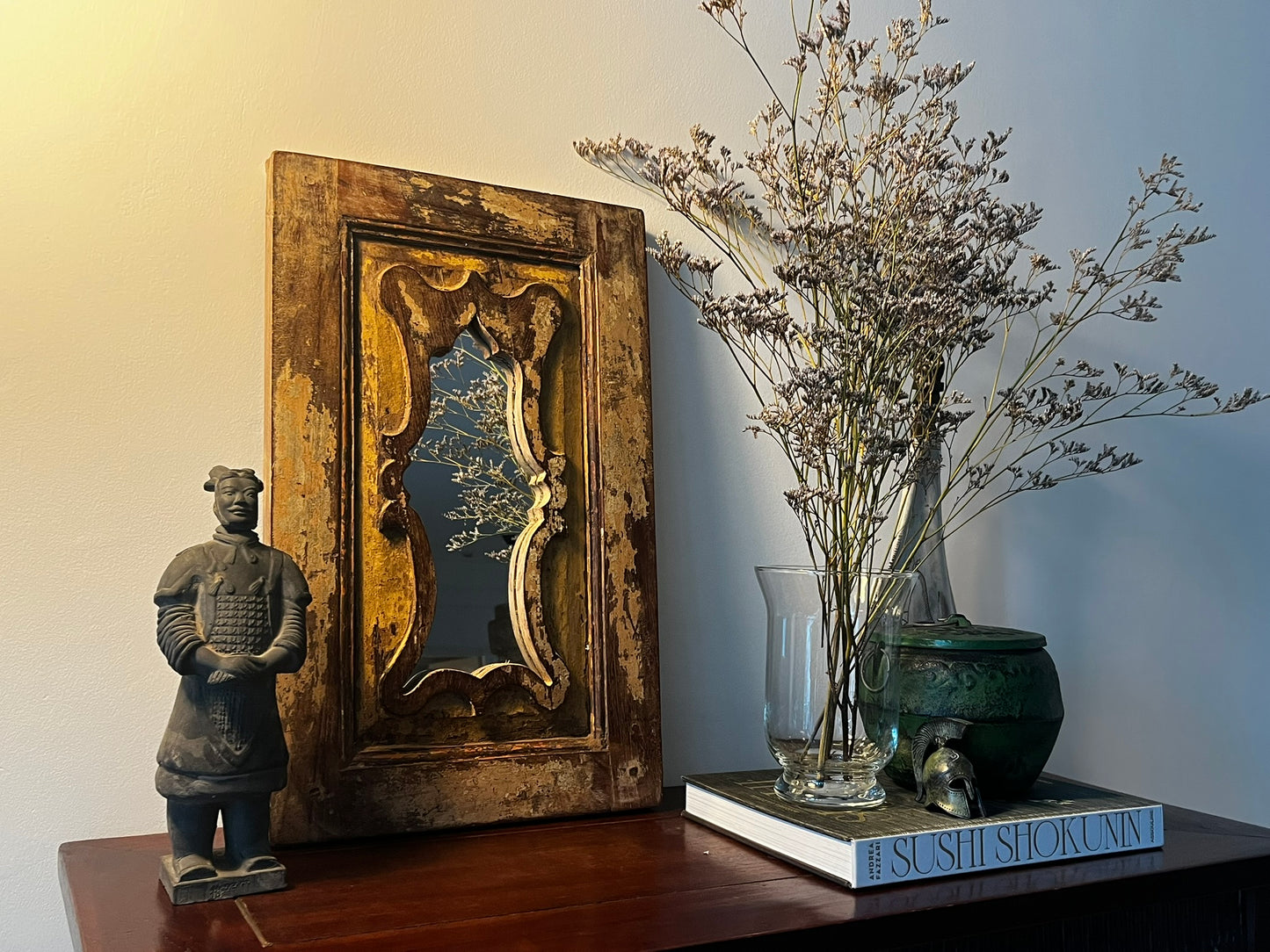 Avandita Vintage Teakwood Mirror