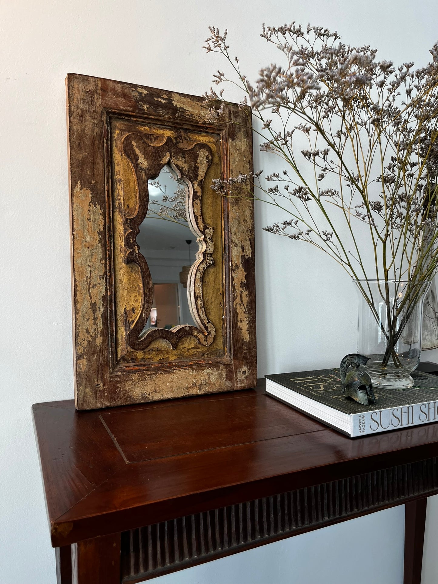 Avandita Vintage Teakwood Mirror