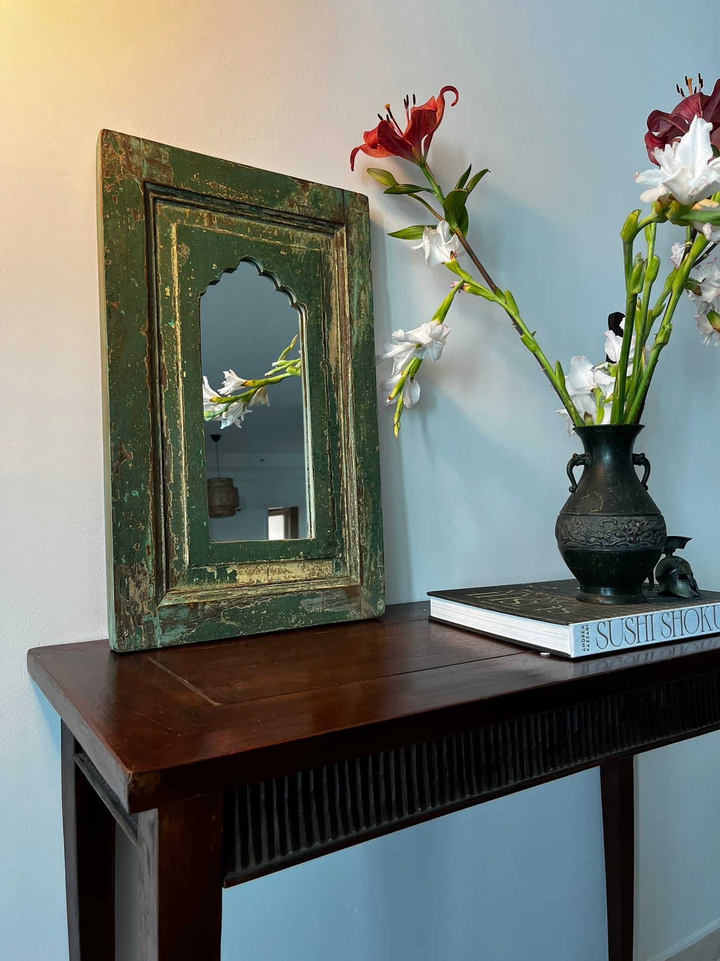 Devi Vintage Teakwood Mirror