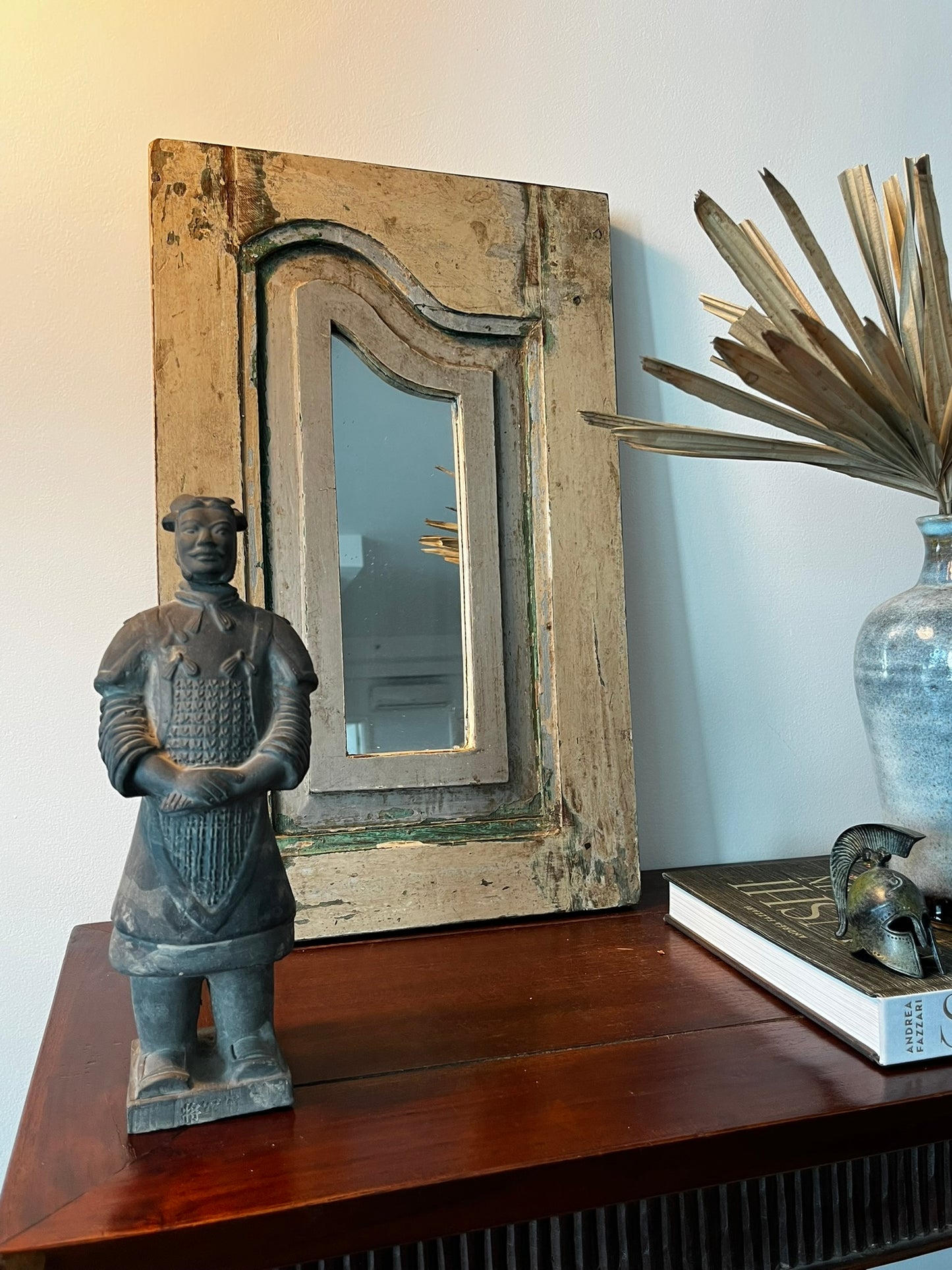 Asha Vintage Teakwood Mirror