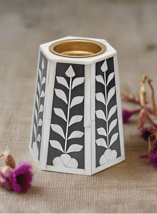 Amara Inlay Candle Holder