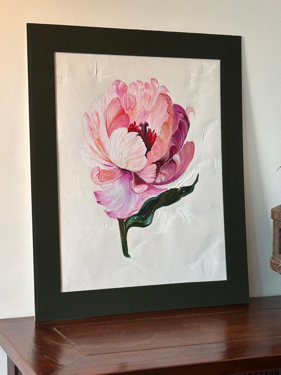 Original Peony Painting