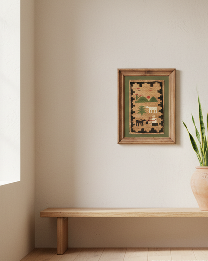 "Everyday Life" - Textile Art in wool