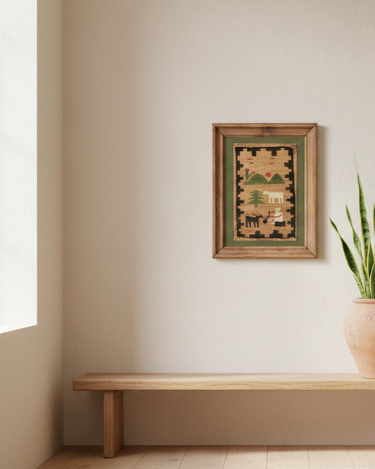 "Everyday Life" - Textile Art in wool