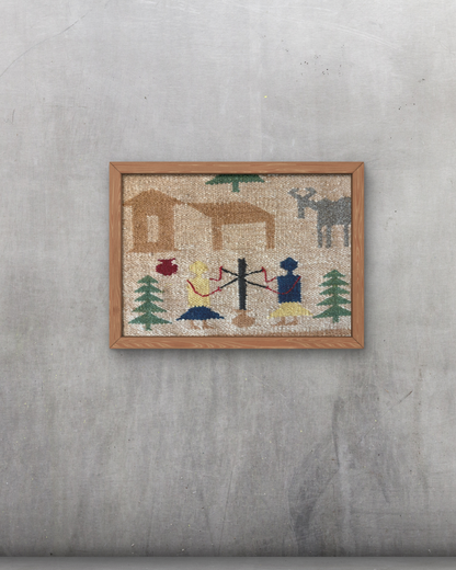 "Home" - Textile Art in wool