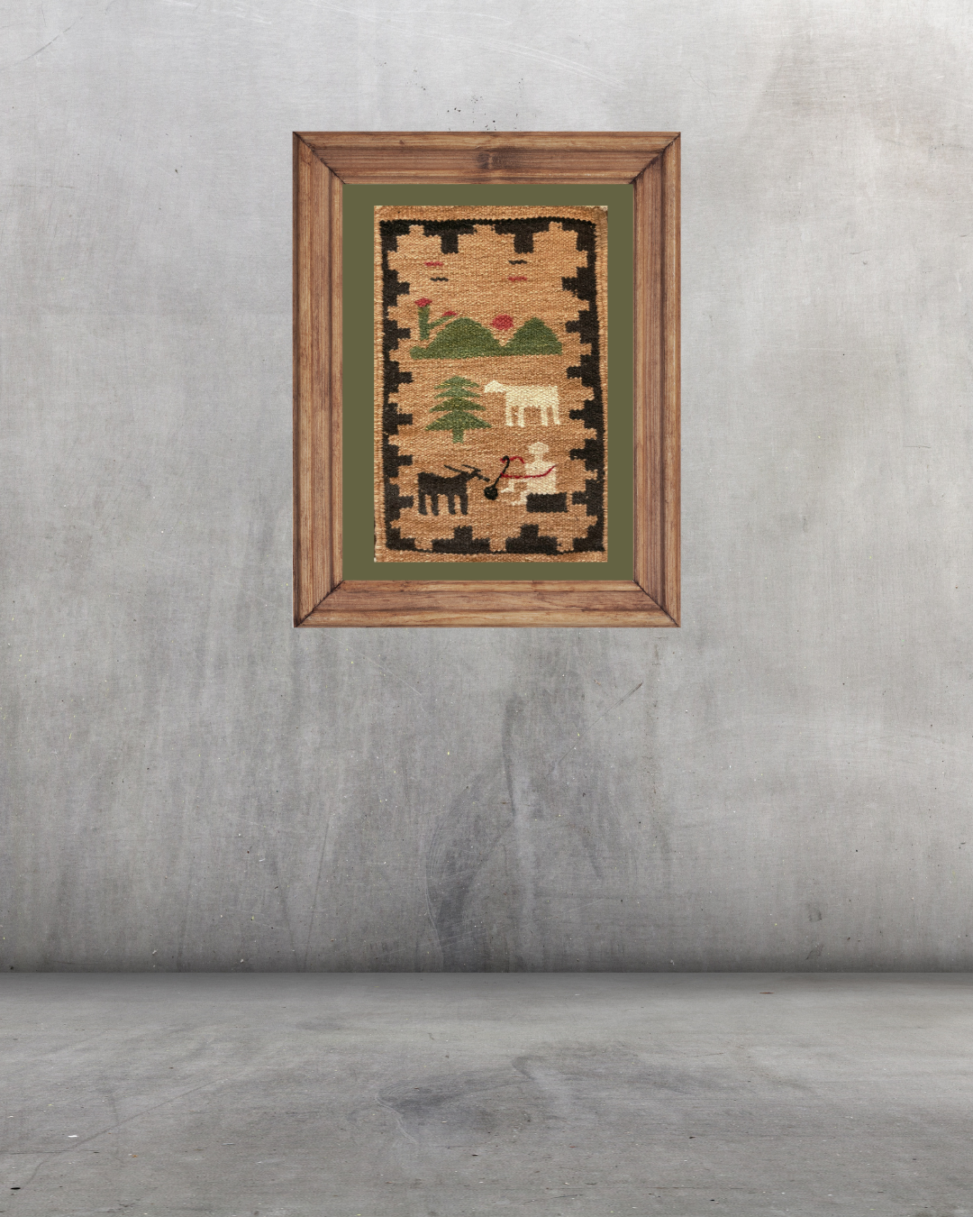 "Everyday Life" - Textile Art in wool