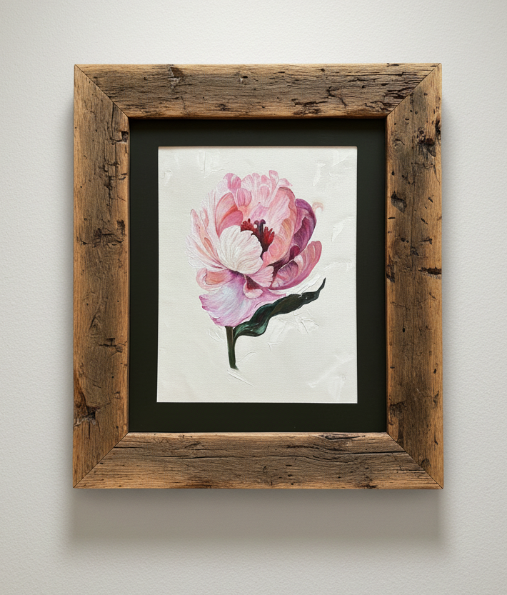 Original Peony Painting