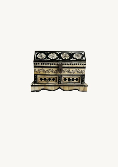 Amara Vintage Floral Hand painted Box