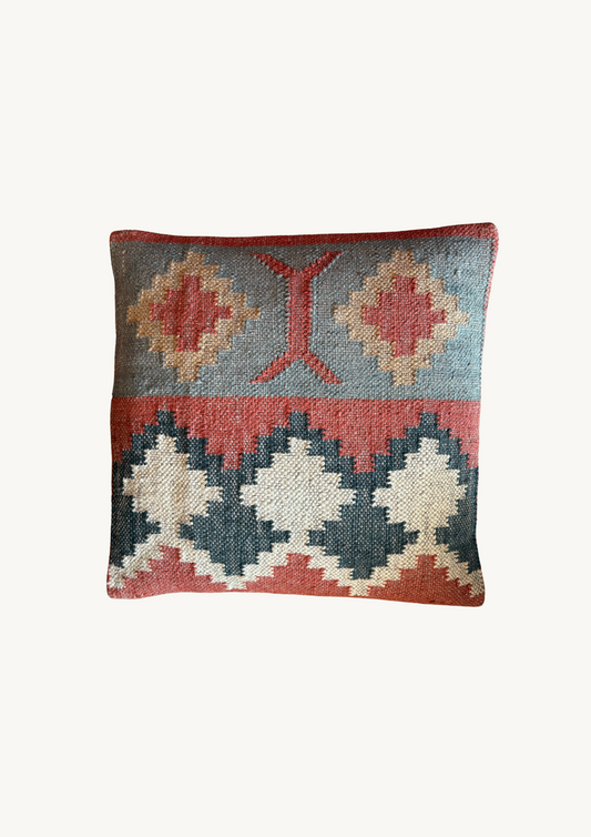 Kilim Cushion Collection - Red, Gray, Black