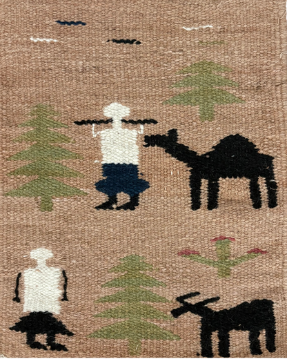 "The Camel and me" - Textile Art in wool