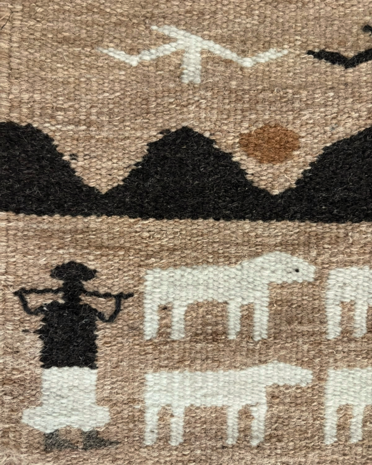 "The Sunrise" - Textile Art in wool
