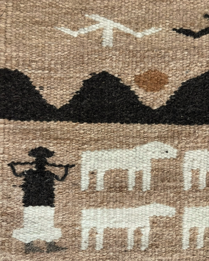"The Sunrise" - Textile Art in wool