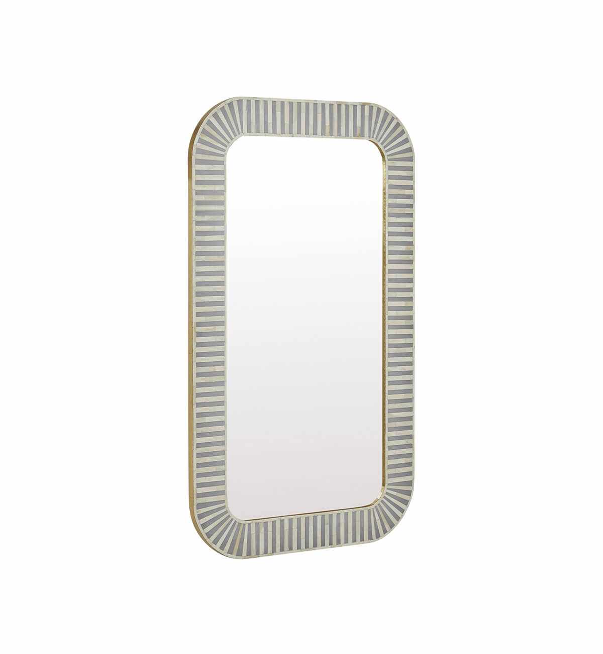 Amara Striped Inlay Mirror