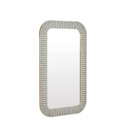 Amara Striped Inlay Mirror