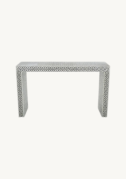 Amara Classic Black & White Console Table