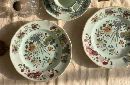 Vintage Adams Calyx Ware “Ming Jade” Dinner Plate - A single piece