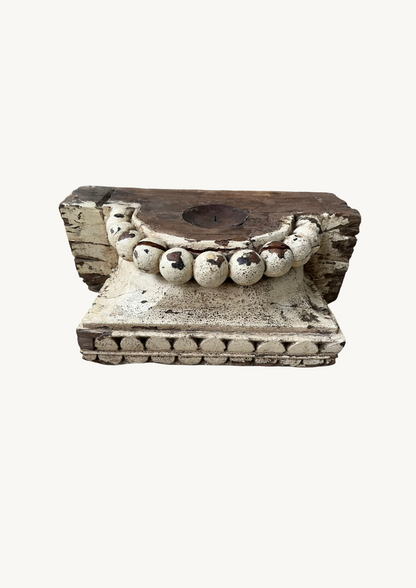 Siya Vintage Pillar - Candle Base