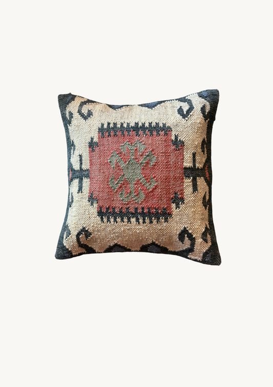 Kilim Cushion Collection - Black & Red