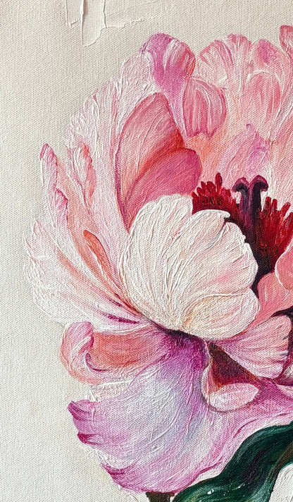 Original Peony Painting