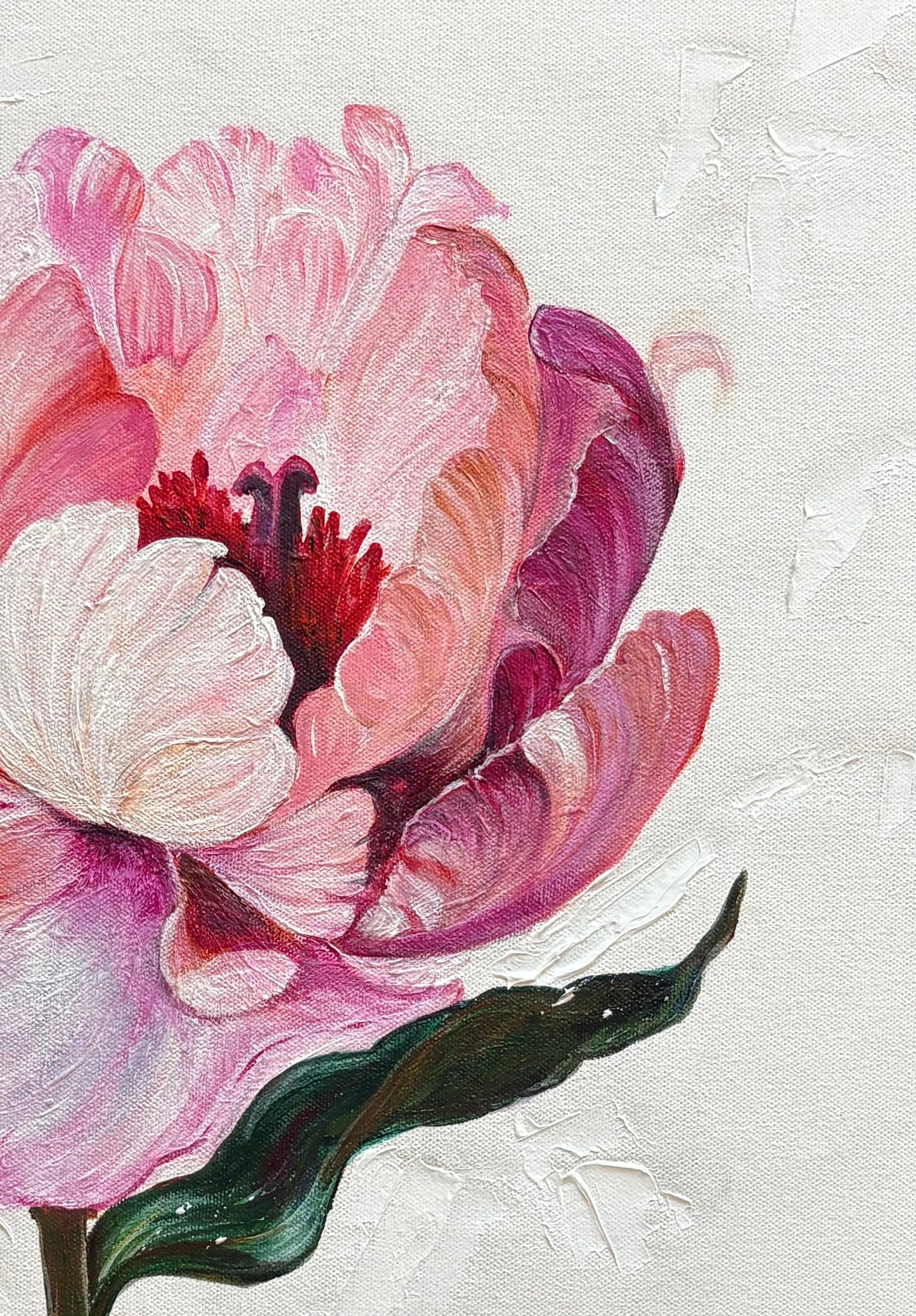 Original Peony Painting