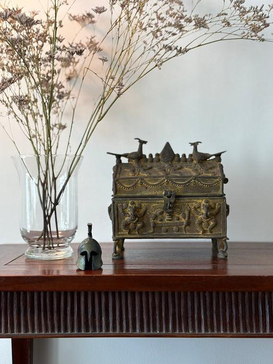 Maya Vintage Bronze Box