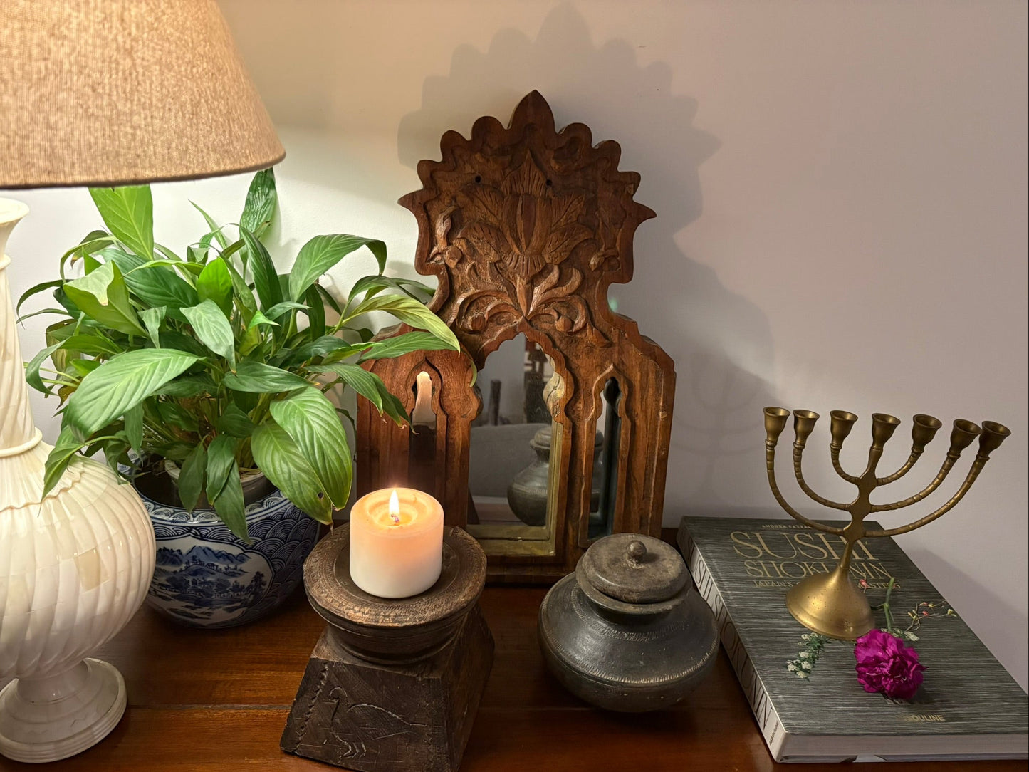 Found Object - Old Black Clay Pot