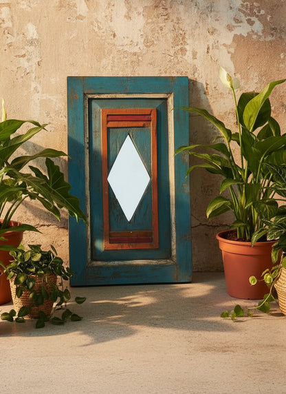 Kamala Old Teakwood Mirror