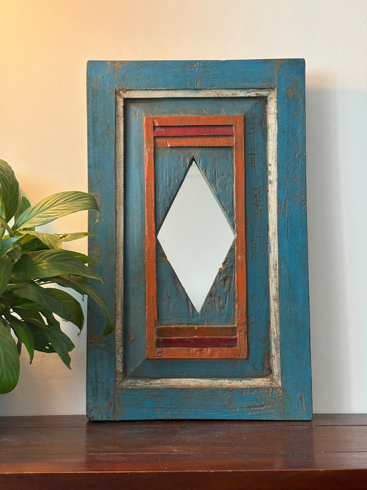 Kamala Old Teakwood Mirror